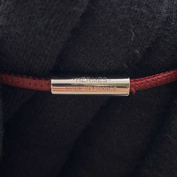 エルメス ネックレス タッタソール タトゥアージュGM ルージュグレナ/シルバー金具 HERMES アクセサリー