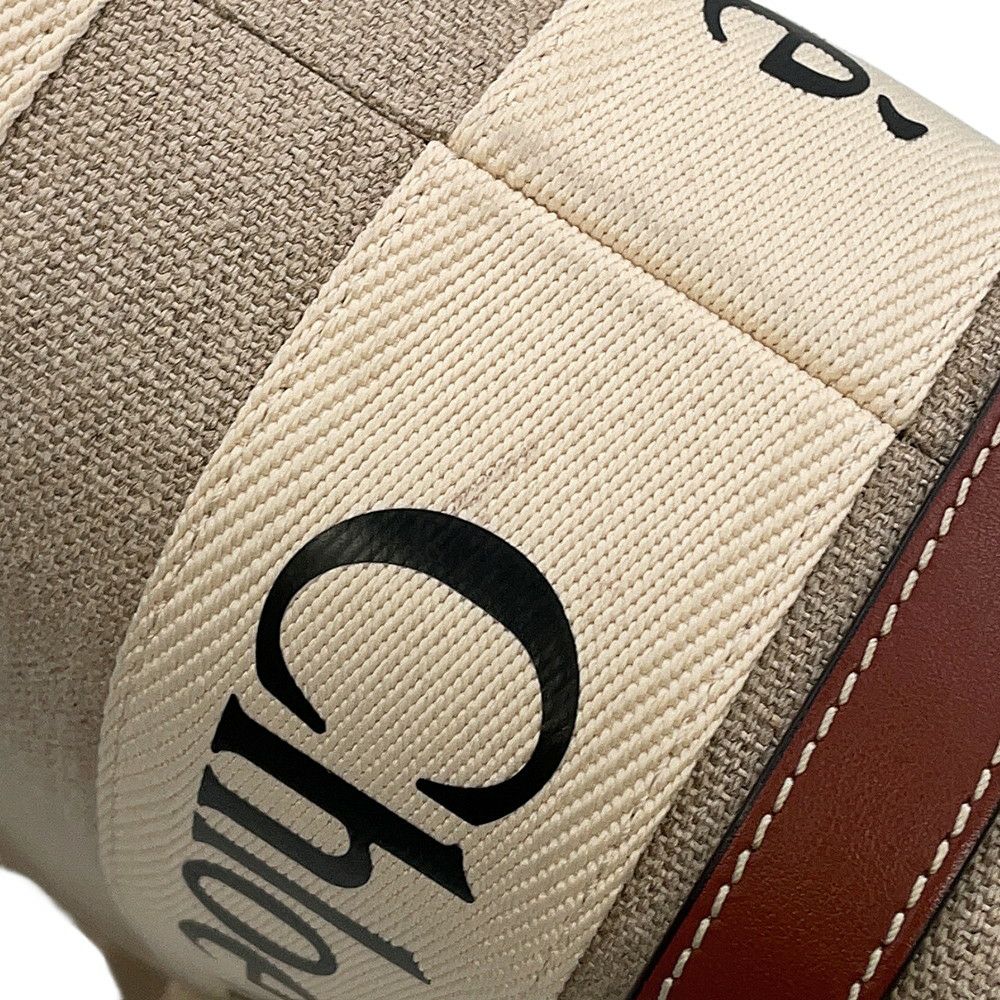 クロエ ハンドバッグ ウッディ トート スモール キャンバス CHC22AS397I2690U Chloe 2way