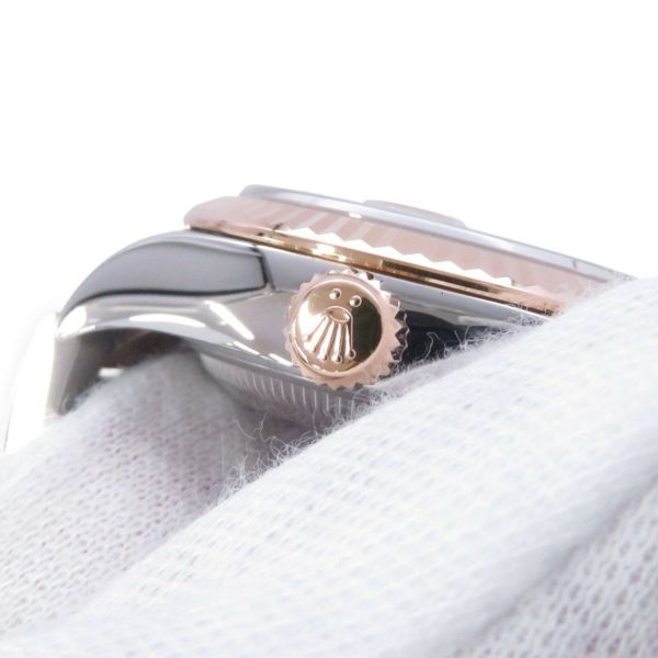 ロレックス レディ デイトジャスト SS/K18PG 279171 ROLEX 腕時計 ロゼ文字盤