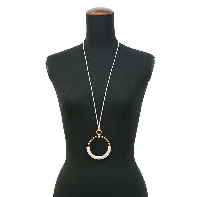 エルメス ネックレス ループグラン べトン/ゴールド金具 スイフト HERMES アクセサリー