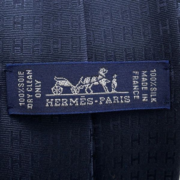 エルメス ネクタイ ファソネH  シルク HERMES タイ メンズ