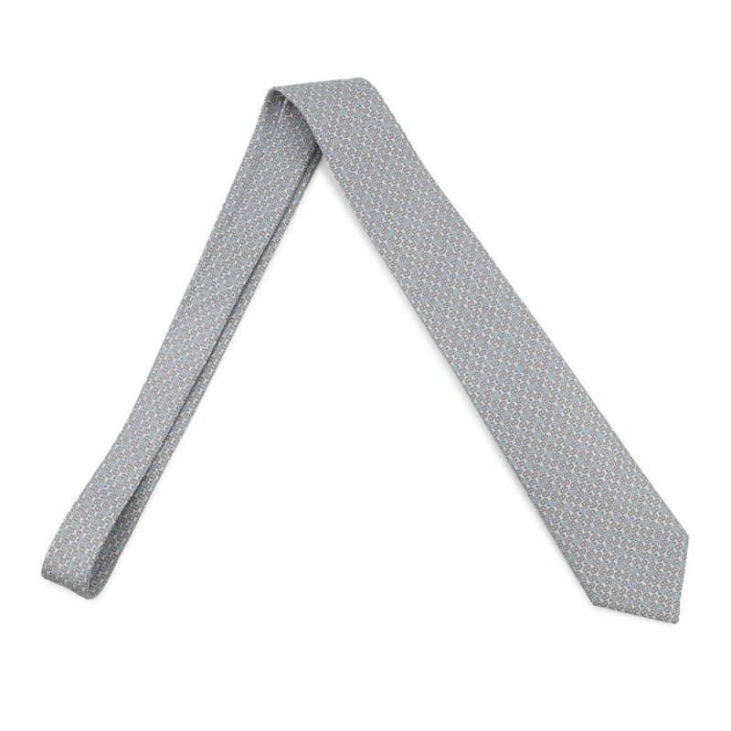 エルメス ネクタイ マイヨンモールフォーズ シルク HERMES タイ メンズ