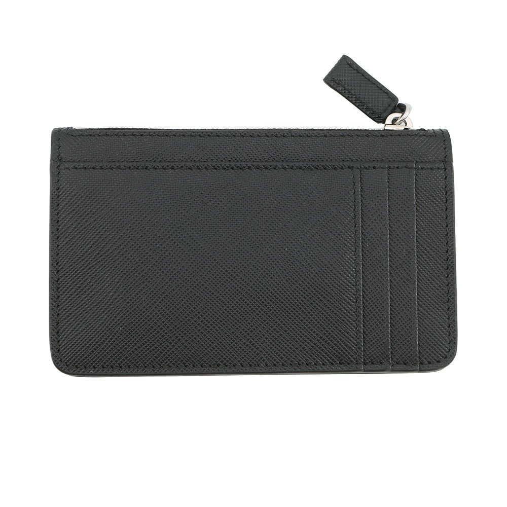プラダ コインケース サフィアーノ トライアングル ロゴ 2MC084 PRADA 財布 黒