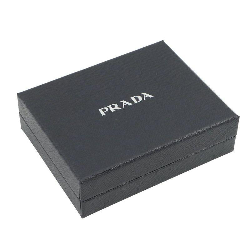 プラダ コインケース サフィアーノ トライアングル ロゴ 2MC084 PRADA 財布 黒