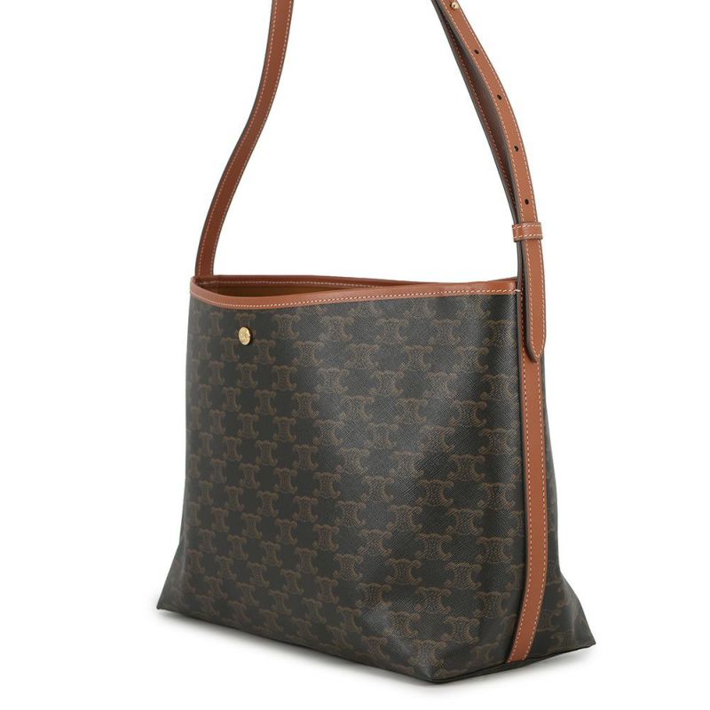 セリーヌ ショルダーバッグ トリオンフ ワンショルダー PVC/レザー 123912GXC.04LU CELINE ソフトショッパーバッグ