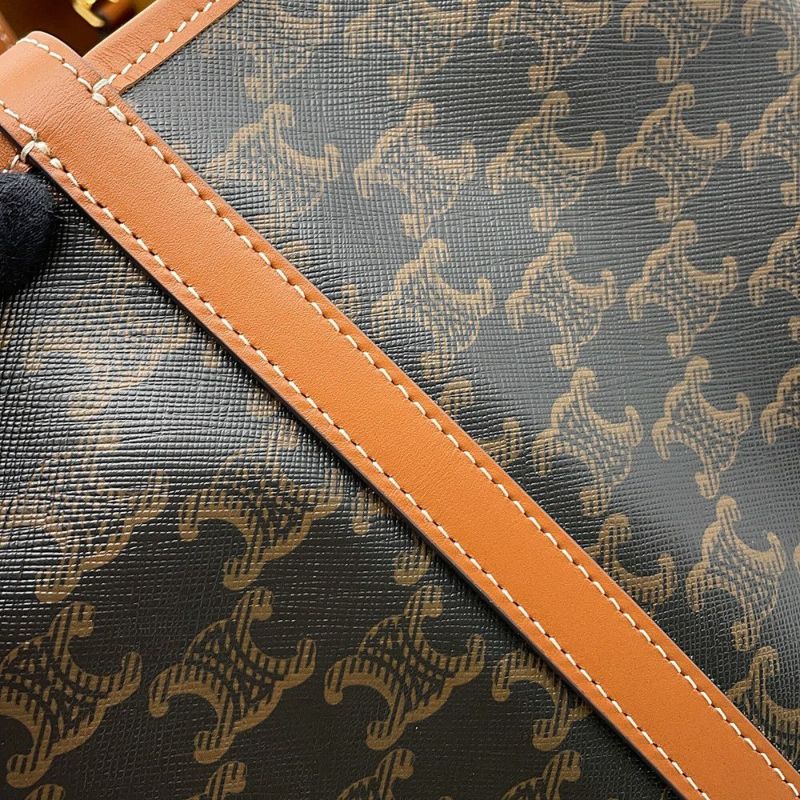 セリーヌ ショルダーバッグ トリオンフ ワンショルダー PVC/レザー 123912GXC.04LU CELINE ソフトショッパーバッグ