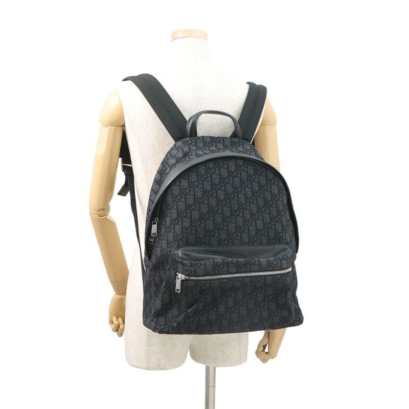 クリスチャン・ディオール リュック オブリーク ライダー バックパック 1VOBA088YKY トロッター Christian Dior 黒