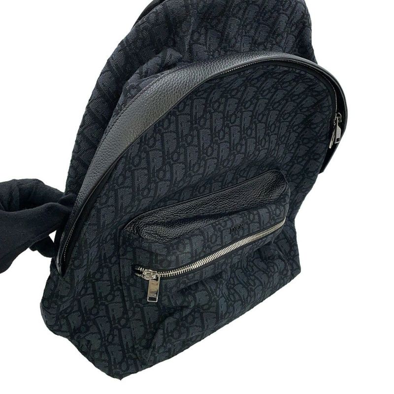 クリスチャン・ディオール リュック オブリーク ライダー バックパック 1VOBA088YKY トロッター Christian Dior 黒