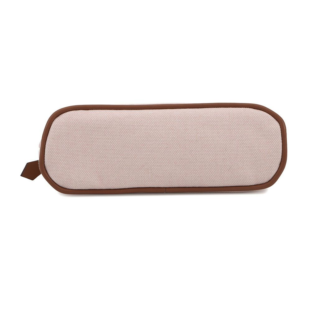 エルメス ポーチ ボリードポーチ ミニミニ ローズパール/シルバー金具 コットン HERMES 100周年限定カラー