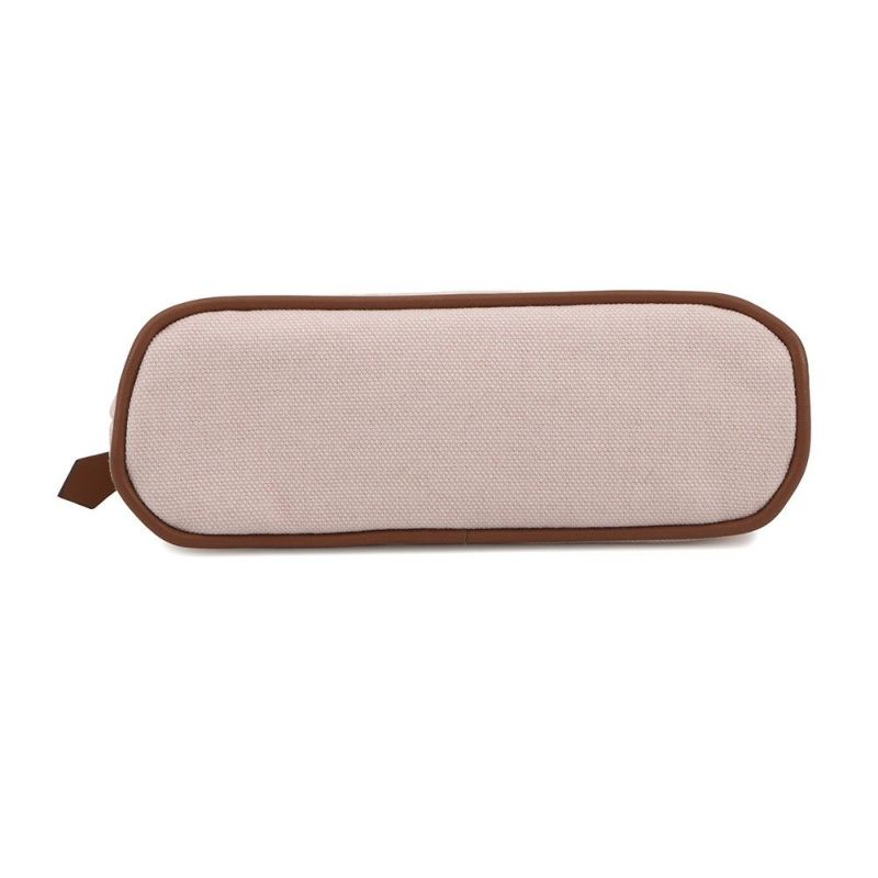 エルメス ポーチ ボリードポーチ ミニミニ ローズパール/シルバー金具 コットン HERMES 100周年限定カラー