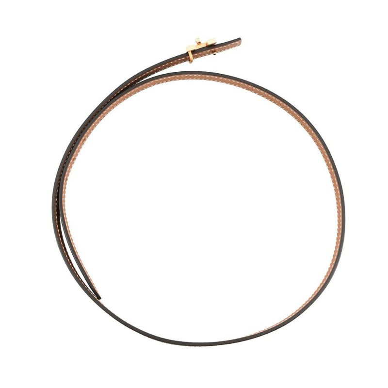 エルメス ベルト ミニH ケリー ターンロックモチーフ ブラック/ゴールド/ゴールド金具 スイフト/エプソン B刻印 サイズ70