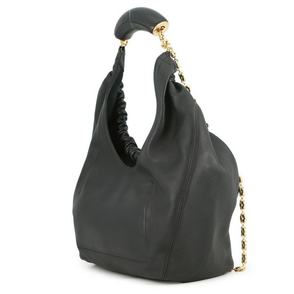 ロエベ ショルダーバッグ スクイーズバッグ ミディアム メローナパラム A914Q37X01 LOEWE 2way 黒