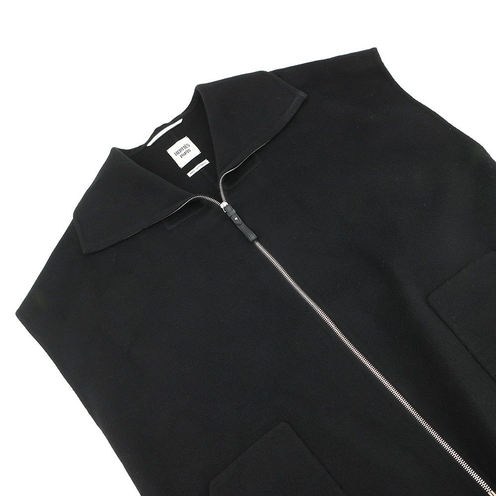 エルメス ベスト ジレ カシミヤ レディースサイズ40 HERMES トップス 黒