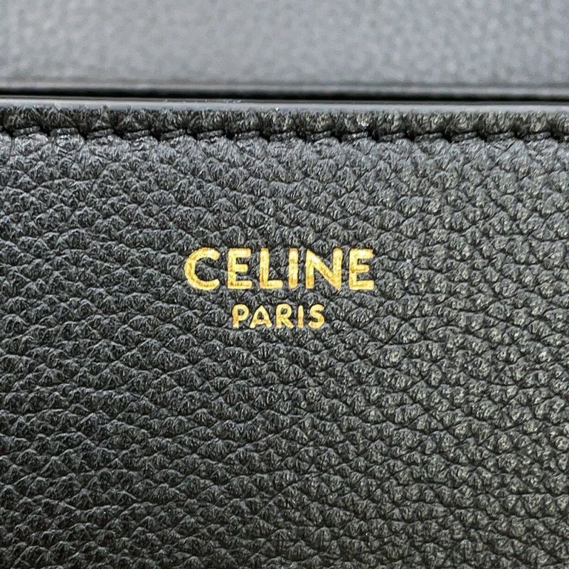 セリーヌ ハンドバッグ ティーン ニノ カーフレザー 118113FXK CELINE 2way 黒