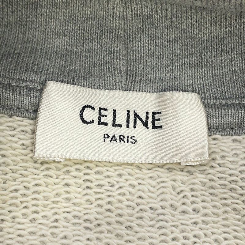 セリーヌ パーカー CELINEロゴ ルーズフーディー コットン レディースサイズS RY0KI345F.09SH CELINE トップス