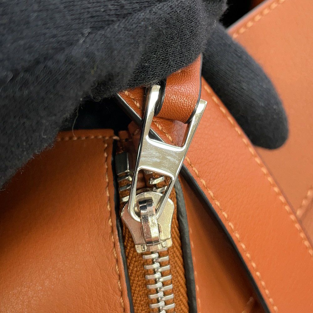 ロエベ ハンドバッグ ハンモックバッグ スモール カーフレザー 387.30.S35 LOEWE 2WAY ブラウン セール品