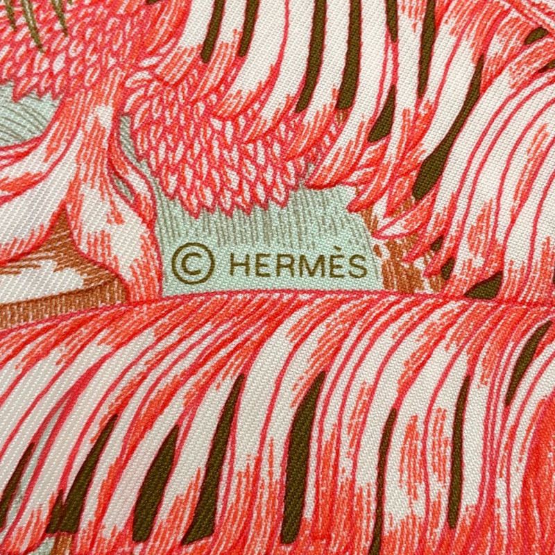エルメス スカーフ カレ90 フォーブル・トロピカル Faubourg Tropical HERMES シルク