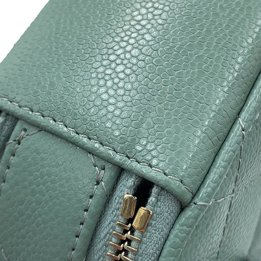 シャネル チェーンショルダーバッグ マトラッセ スモールヴァニティバッグ キャビアスキン AP2502 CHANEL