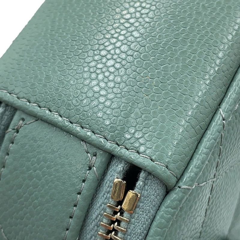 シャネル チェーンショルダーバッグ マトラッセ スモールヴァニティバッグ キャビアスキン AP2502 CHANEL