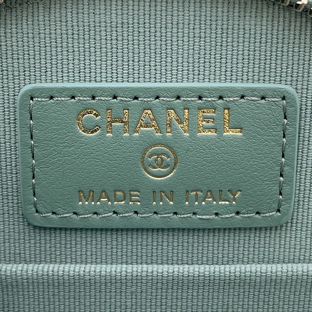 シャネル チェーンショルダーバッグ マトラッセ スモールヴァニティバッグ キャビアスキン AP2502 CHANEL