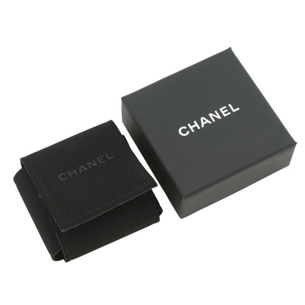 シャネル イヤリング ココマーク ハート ラインストーン F25B ABG311 CHANEL アクセサリー 黒