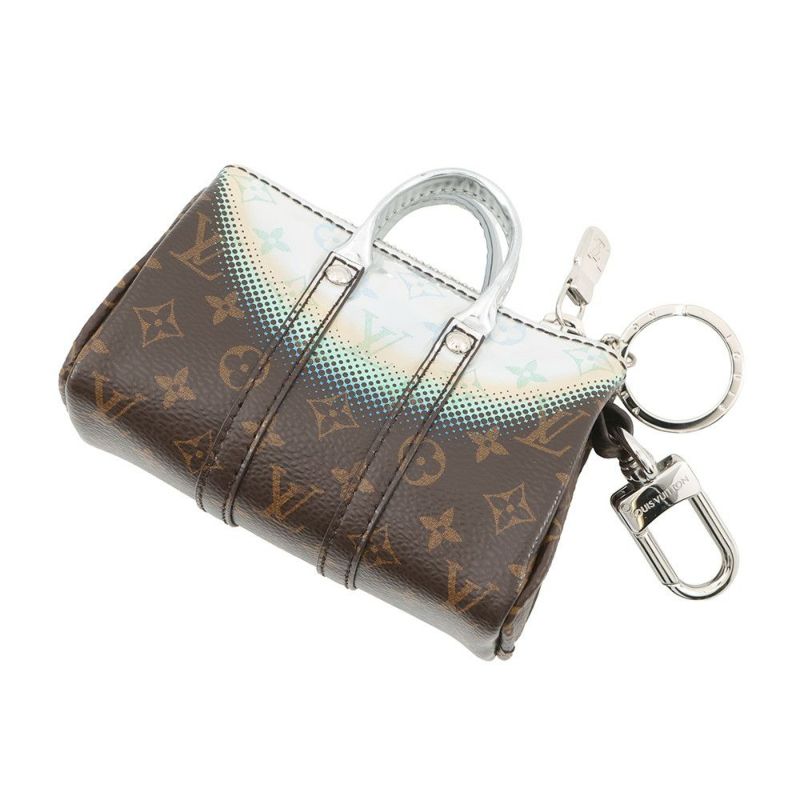 ルイヴィトン バッグチャーム モノグラム/メタリックミラー ミニ・キーポル M01428 LOUIS VUITTON キーホルダー