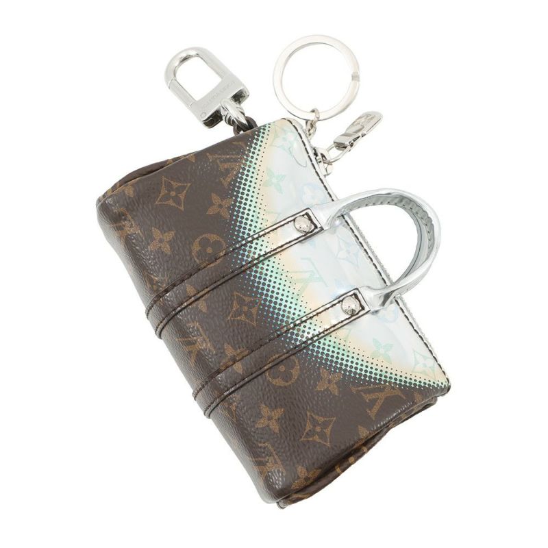 ルイヴィトン バッグチャーム モノグラム/メタリックミラー ミニ・キーポル M01428 LOUIS VUITTON キーホルダー