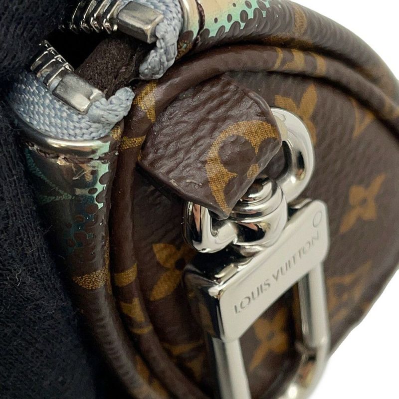 ルイヴィトン バッグチャーム モノグラム/メタリックミラー ミニ・キーポル M01428 LOUIS VUITTON キーホルダー