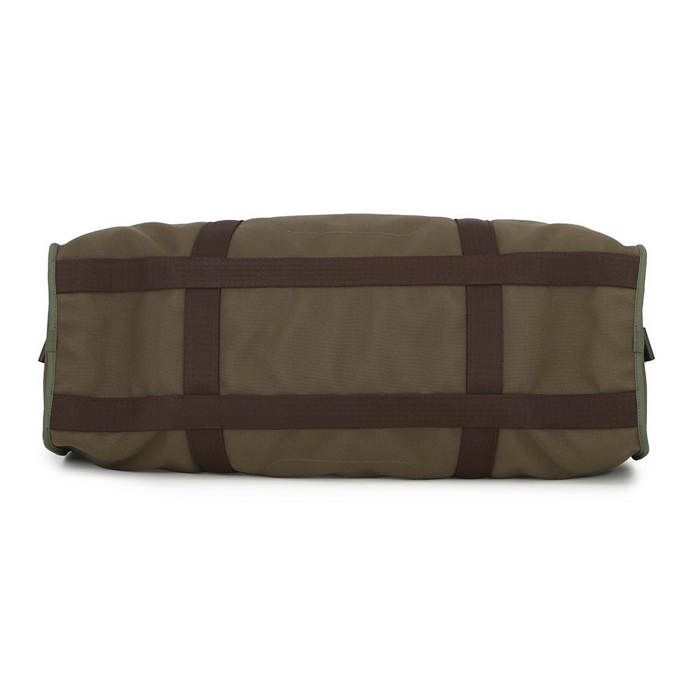 エルメス ボストンバッグ サックドパンサージュ カーキ/シルバー金具 トワルシェブロン/キャンバス X刻印 ブーツ＆ヘルメットバッグ