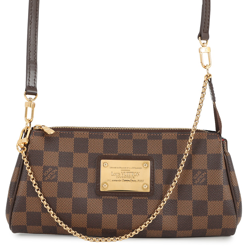 ルイヴィトン ショルダーバッグ ダミエ・エベヌ エヴァ N55213 LOUIS VUITTON アクセサリーポーチ 2way