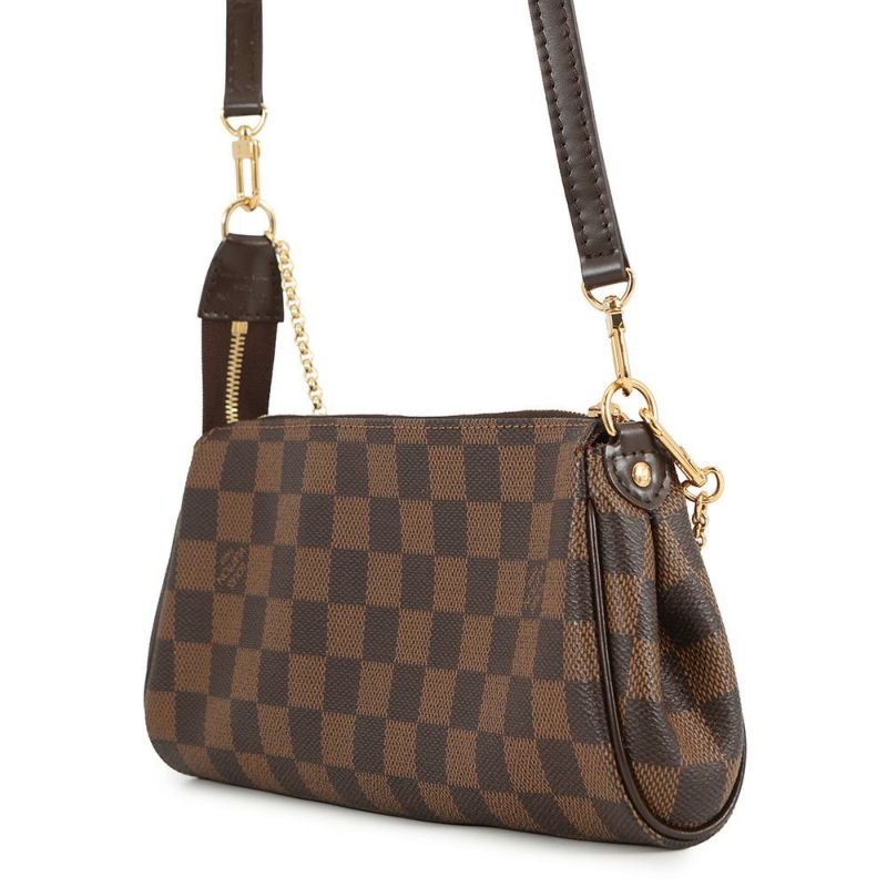 ルイヴィトン ショルダーバッグ ダミエ・エベヌ エヴァ N55213 LOUIS VUITTON アクセサリーポーチ 2way