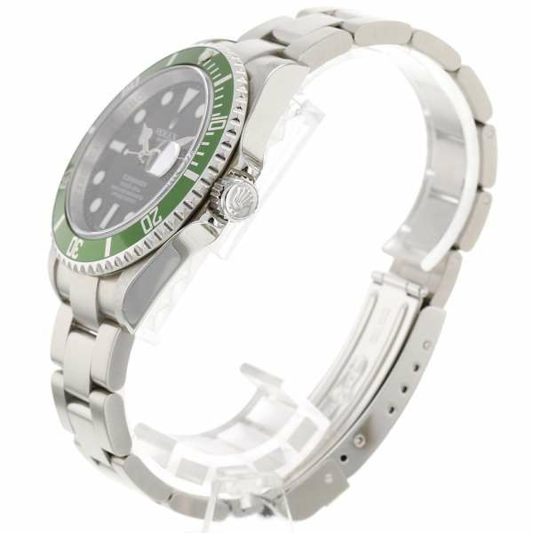 ロレックス サブマリーナ グリーン デイト ランダムシリアル ルーレット 116610LV ROLEX 腕時計 ウォッチ 黒文字盤