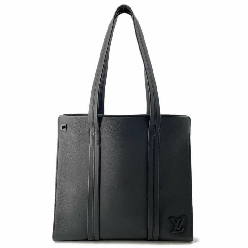 ルイヴィトン トートバッグ グレインレザー トート M57308 LOUIS VUITTON ブラック 黒 アエログラム