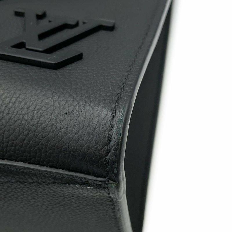 ルイヴィトン トートバッグ グレインレザー トート M57308 LOUIS VUITTON ブラック 黒 アエログラム