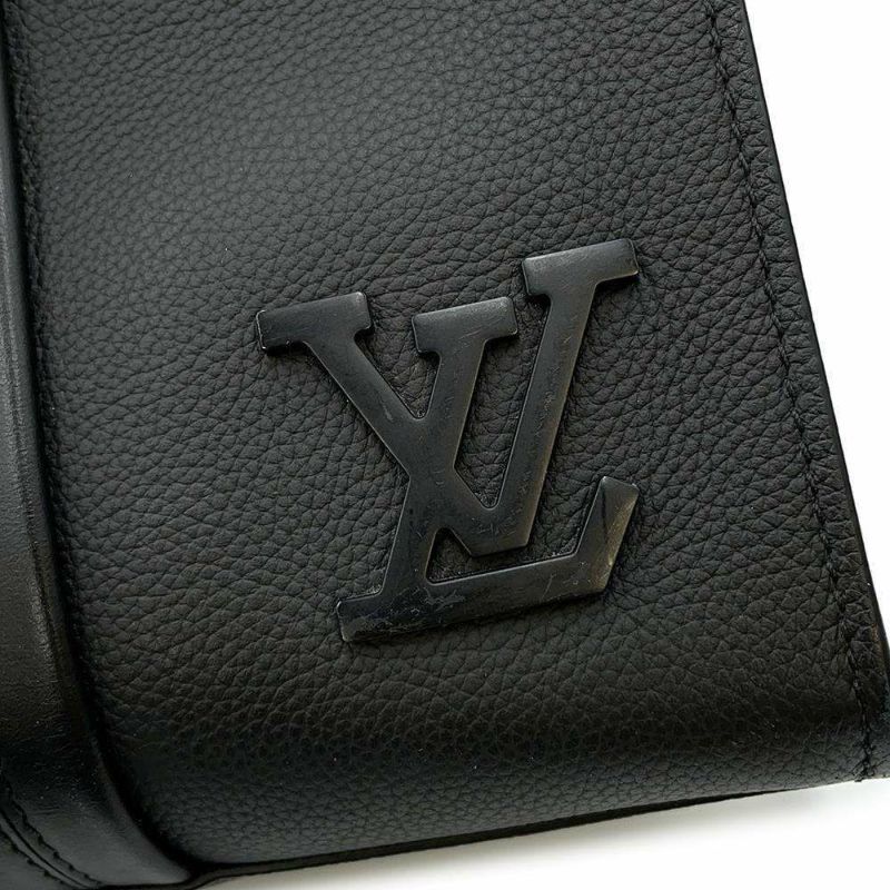 ルイヴィトン トートバッグ グレインレザー トート M57308 LOUIS VUITTON ブラック 黒 アエログラム