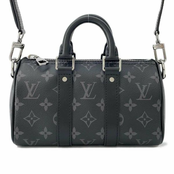 ルイヴィトン ハンドバッグ モノグラム・エクリプス リバース キーポルXS M45947 LOUIS VUITTON ブラック 黒 2way