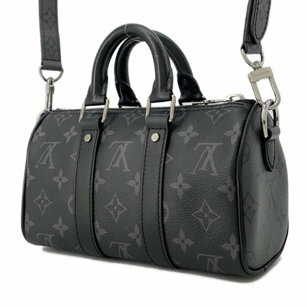 ルイヴィトン ハンドバッグ モノグラム・エクリプス リバース キーポルXS M45947 LOUIS VUITTON ブラック 黒 2way