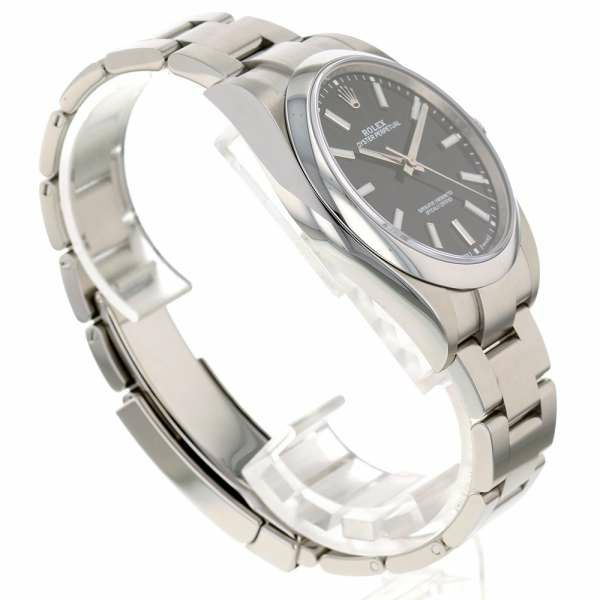 ロレックス オイスターパーペチュアル39 ランダムシリアル ルーレット 114300  ROLEX 腕時計 黒文字盤