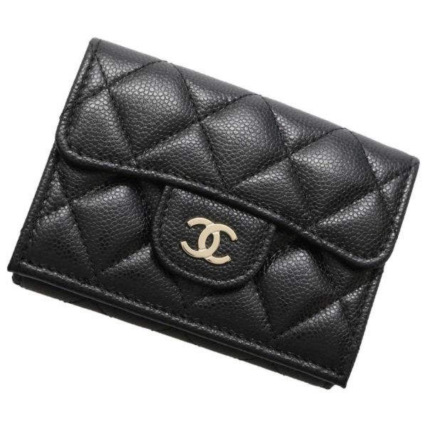 シャネル 三つ折り財布 マトラッセ ココマーク クラシック スモール フラップ ウォレット AP0230 CHANEL 財布 黒 |  中古・新品ブランド販売ギャラリーレア公式通販