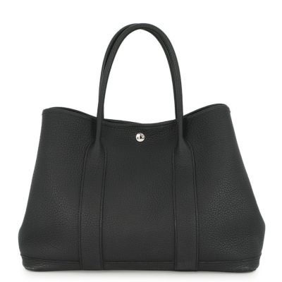 エルメス トートバッグ ガーデンパーティPM ブラック/シルバー金具