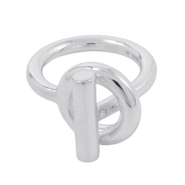 エルメス リング エシャペ MM Echapee SV925シルバー リングサイズ51