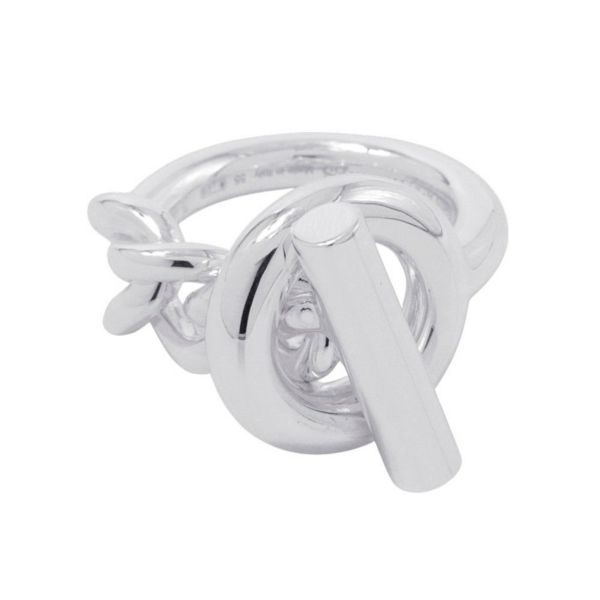 エルメス リング クロワゼットGM SV925シルバー リングサイズ55 HERMES