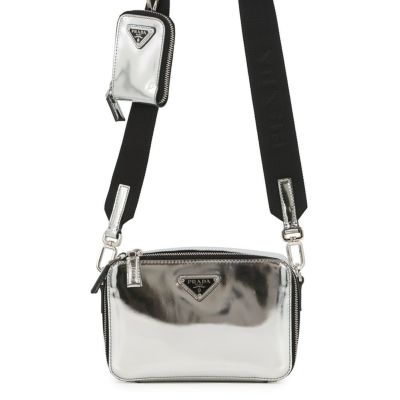 プラダ ショルダーバッグ トライアングルロゴ ブリック レザー 2VH070