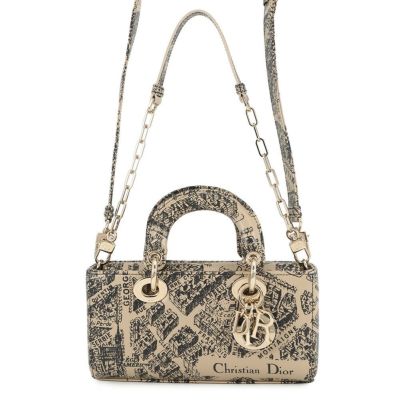 ディオール ハンドバッグ レディ D-JOY Plan de Paris スモール レザー
