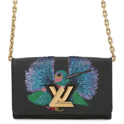 ルイヴィトン チェーンウォレット エピ/スパンコール ポルトフォイユ