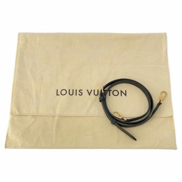 ルイヴィトン ハンドバッグ モノグラム/カーフレザー オンマイサイドMM M53823 LOUIS VUITTON 2wayバッグ 黒 ブラック