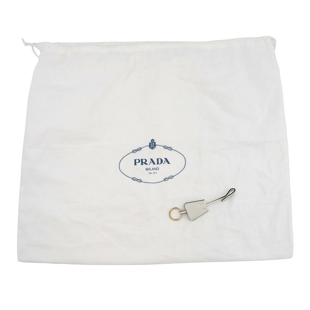 プラダ ショルダーバッグ エメ ミディアム レザー 1BC229 PRADA ワンショルダー 白