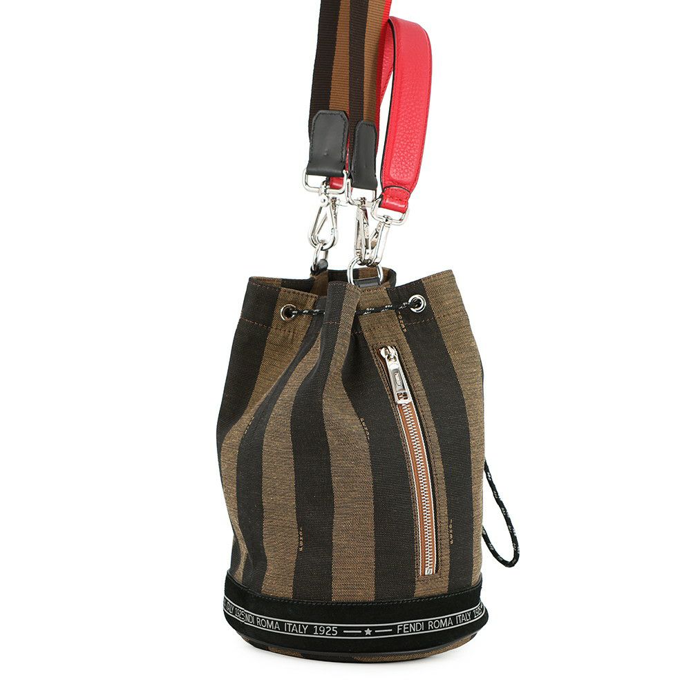 フェンディ ショルダーバッグ モントレゾール キャンバス 7VA450 FENDI 2ｗayショルダーバッグ 黒