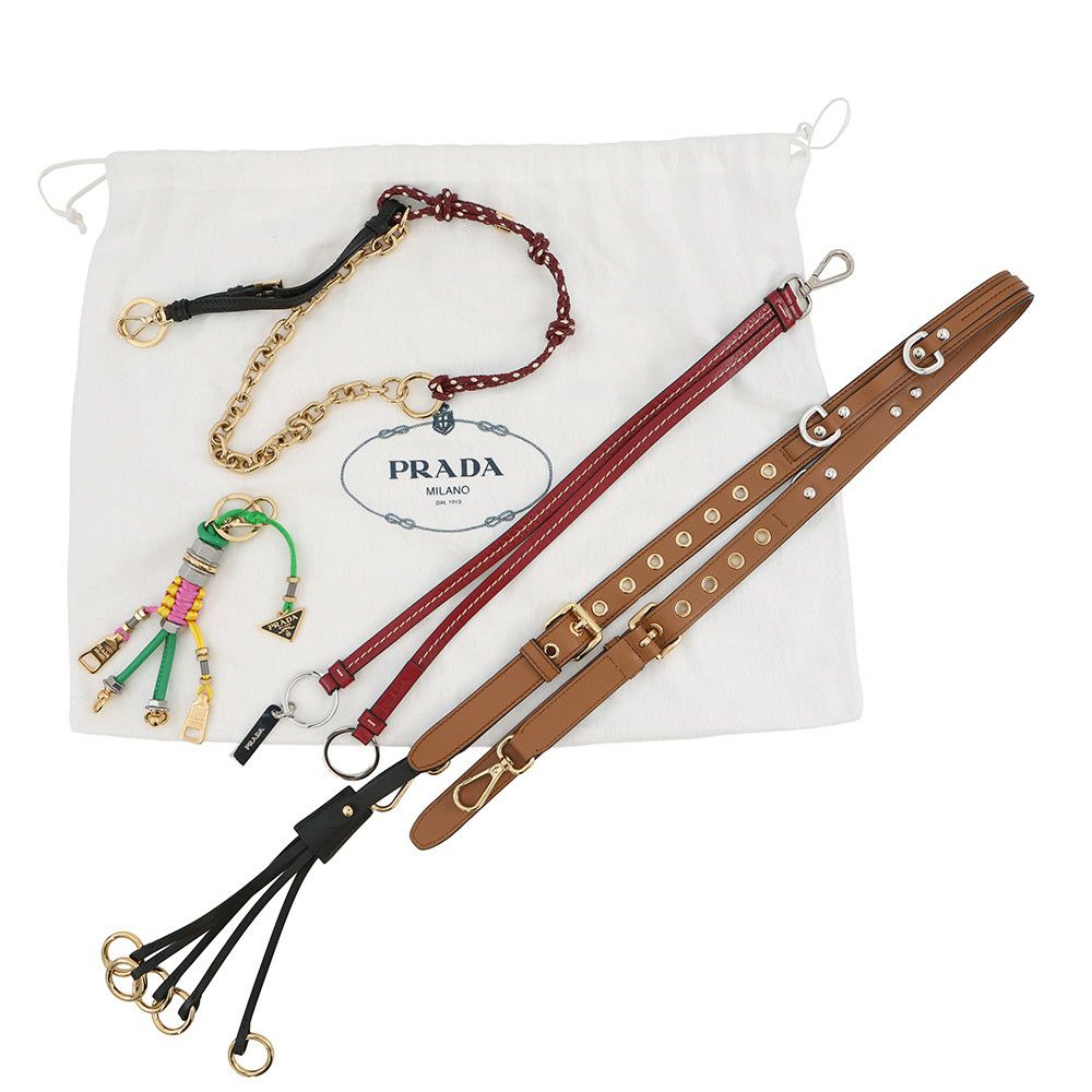 プラダ ショルダーバッグ ソフトサウンド チャーム スモール レザー 1BD379 PRADA バッグ