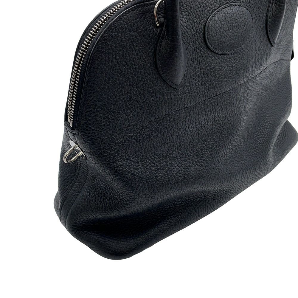 エルメス ハンドバッグ ボリード31 ブラック/シルバー金具 トリヨンクレマンス D刻印 ２wayショルダー 黒